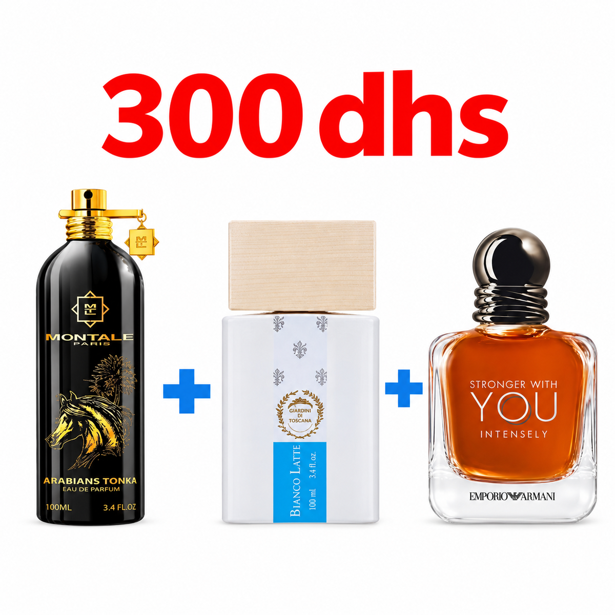 Pack Stronger With You Intensely + Bianco Latte + Arabians Tonka