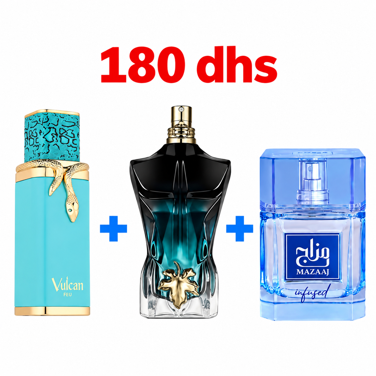 Pack Vulcan Feu + Mazaaj Infused + Le Beau Le Parfum