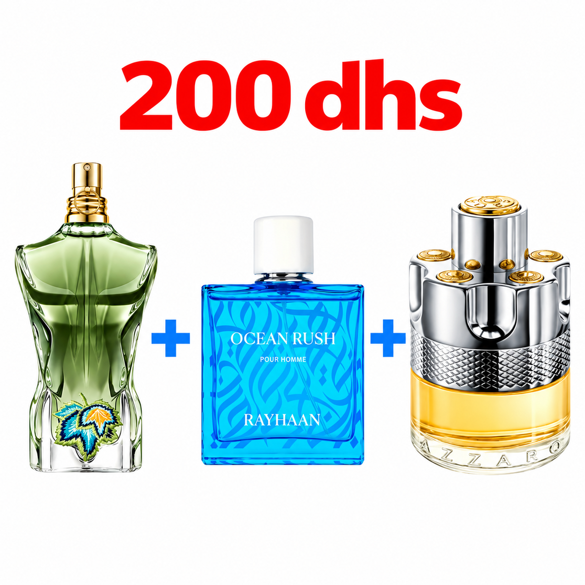 Pack Le Beau Paradise Garden + Ocean Rush + Azzaro Wanted