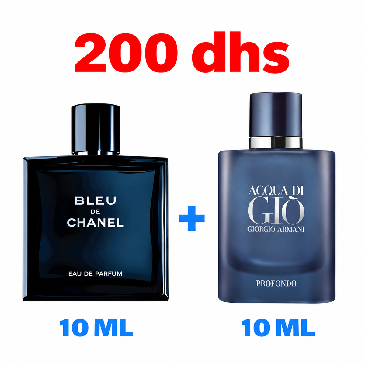 Pack Bleu de Chanel Eau de Parfum + Acqua di Giò Profondo
